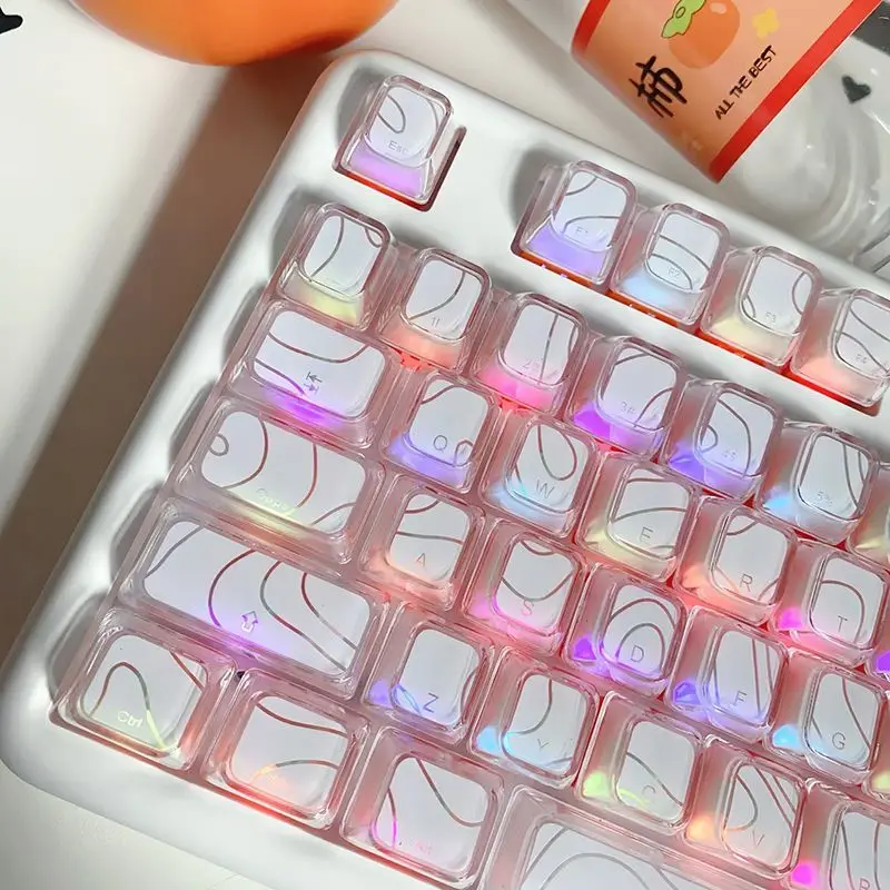 Contour 3.0T white keycap transparent line character light-transmitting keycap MDA keycap wooting
Contour 3.0T white keycap transparent line character light-transmitting keycap MDA keycap wooting