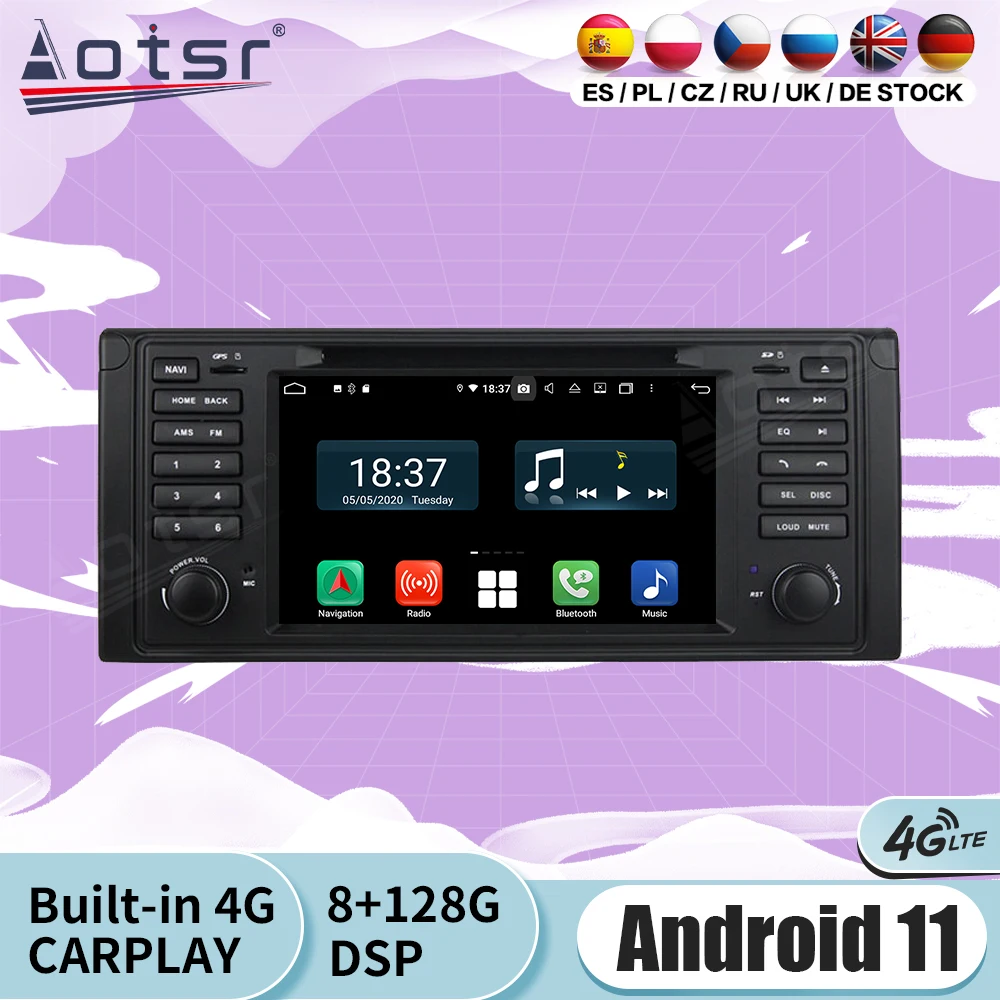 128G Carplay Мультимедиа Android 11 для Mercedes Benz E39 1995 1996 1997 1998 1999 2000 2001 2002 2003 GPS IPS приемник, головное устройство
128G Carplay Мультимедиа Android 11 для Mercedes Benz E39 1995 1996 1997 1998 1999 2000 2001 2002 2003 GPS IPS приемник, головное устройство
