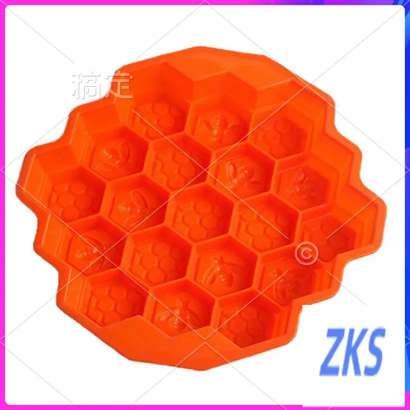 ZZ-Honeycomb Silicone Soap Mold 19-Hole Baking Cake Mold Bakeware For Family Or Friends Party (Orange) Durable
ZZ-Honeycomb Silicone Soap Mold 19-Hole Baking Cake Mold Bakeware For Family Or Friends Party (Orange) Durable