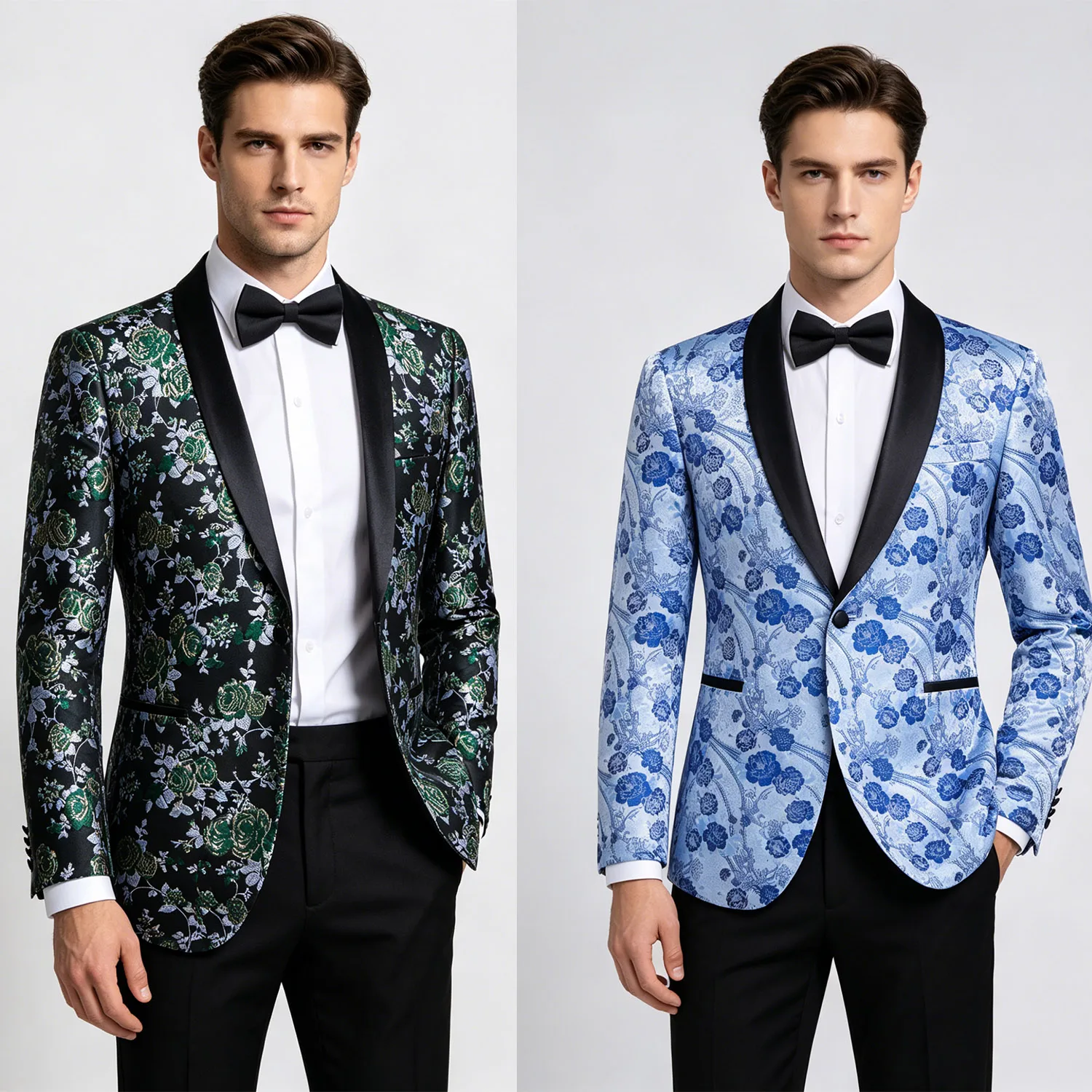 Men's Formal Floral Jacqaurd Blazer, Slim Fit Sport Coat for Office Work, Meetings and Wedding Events
Men's Formal Floral Jacqaurd Blazer, Slim Fit Sport Coat for Office Work, Meetings and Wedding Events