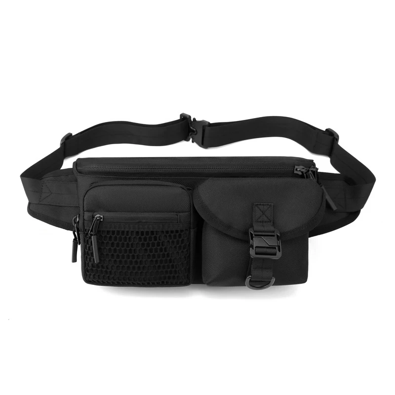 Hip hop Streetwear Men's Waist Packs High Quality Nylon Unisex Fanny Pack Casual Travel Sport Storage Chest Bags Male Wholesale 
Hip hop Streetwear Men's Waist Packs High Quality Nylon Unisex Fanny Pack Casual Travel Sport Storage Chest Bags Male Wholesale