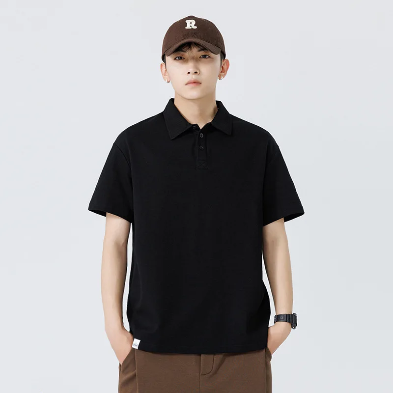 2025 High-end Summer Men's Short-sleeved Polo Shirt High-end Solid Color Loose Lead Lapel Men's T-shirt Business Men's Clothing
2025 High-end Summer Men's Short-sleeved Polo Shirt High-end Solid Color Loose Lead Lapel Men's T-shirt Business Men's Clothing