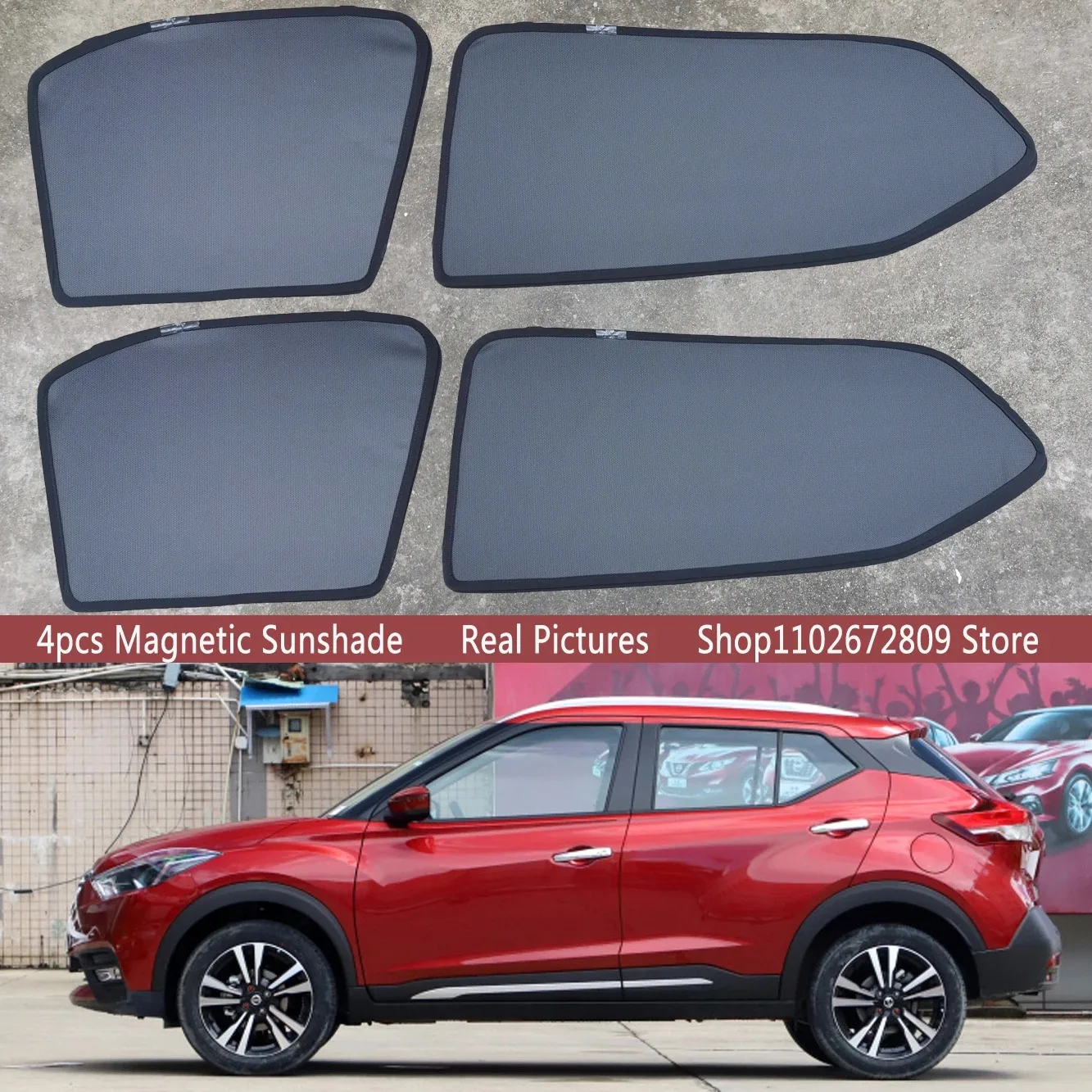 Magnetic Car Sunshade Shield Front Windshield Frame Curtain Sun Shades For Nissan Kicks P15 2016 - 2021 2020 2019 Accessories
Magnetic Car Sunshade Shield Front Windshield Frame Curtain Sun Shades For Nissan Kicks P15 2016 - 2021 2020 2019 Accessories