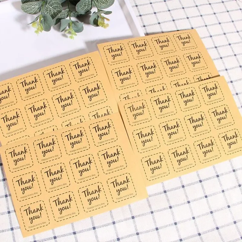 120pcs/pack Dotted frame kraft paper thank you square seal label handmade cowhide color sealing sticker Packaging bag decoration
120pcs/pack Dotted frame kraft paper thank you square seal label handmade cowhide color sealing sticker Packaging bag decoration