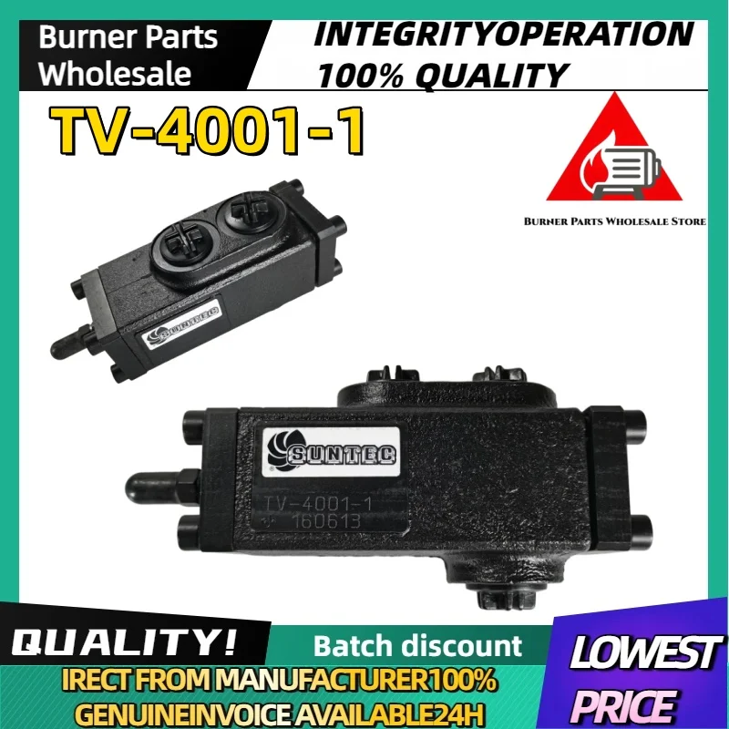 Original SUNTEC TV Series TV-4001-1 TV1001-1 Pressure Regulating Valve Oil Return Valve Industrial Combustion System Spare Parts
Original SUNTEC TV Series TV-4001-1 TV1001-1 Pressure Regulating Valve Oil Return Valve Industrial Combustion System Spare Parts