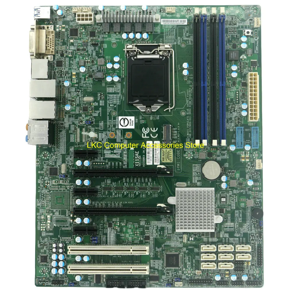 Материнская плата для рабочей станции Supermicro X11SAE, двойная гигабитная материнская плата ATX C236 LGA1151, поддержка E3 V5 V6
Материнская плата для рабочей станции Supermicro X11SAE, двойная гигабитная материнская плата ATX C236 LGA1151, поддержка E3 V5 V6
