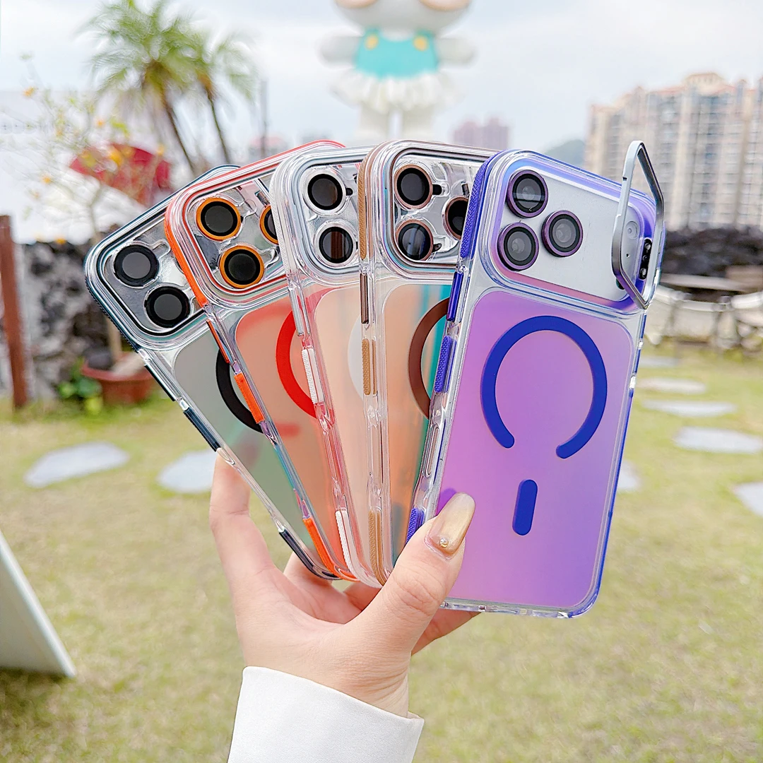 Anti-Drop Camera Protective Film Lens Bracket Stand Case For iPhone 13 14 15 16 17 Pro Max Plus Magnetic Wireless Charge Cover
Anti-Drop Camera Protective Film Lens Bracket Stand Case For iPhone 13 14 15 16 17 Pro Max Plus Magnetic Wireless Charge Cover
