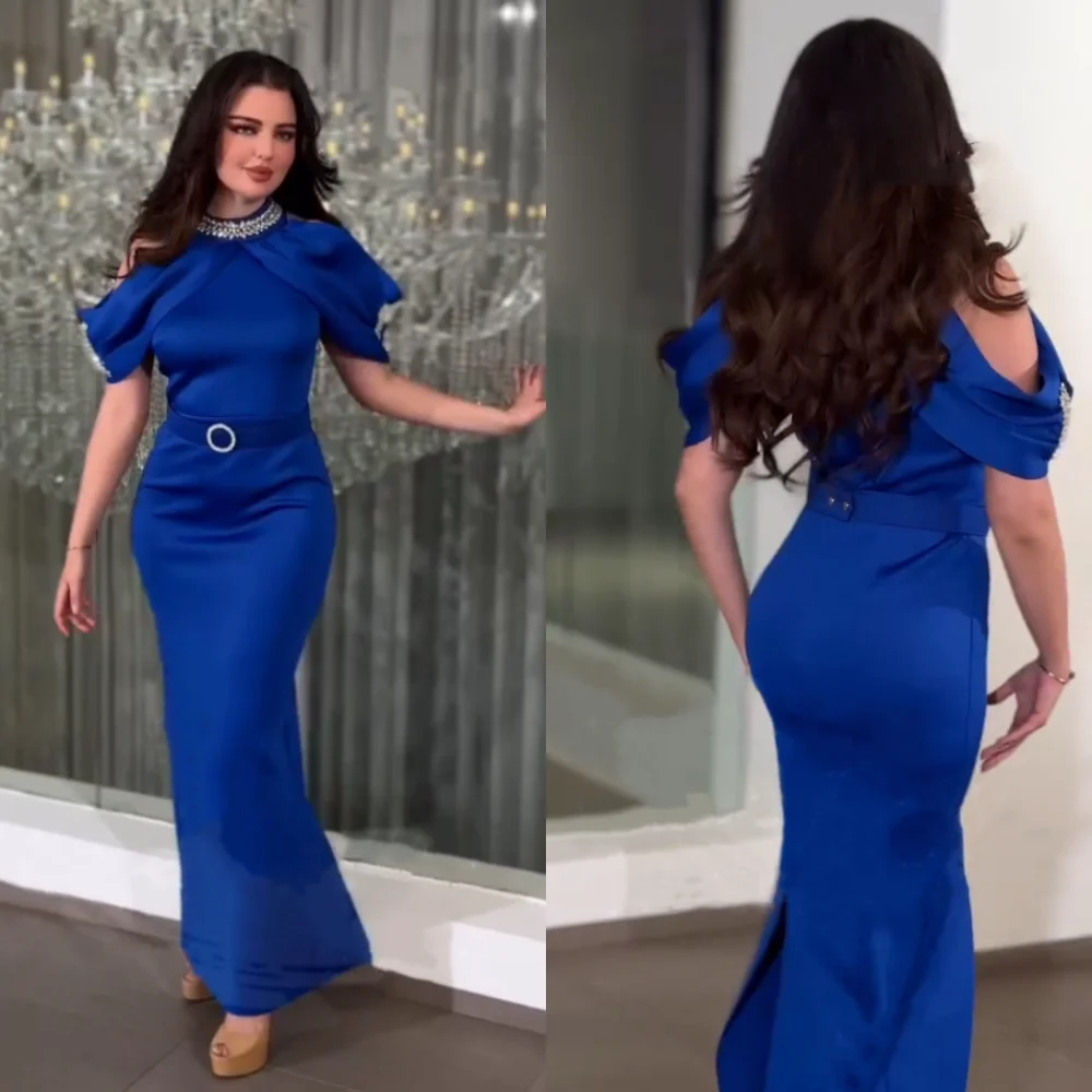 Customized Charmeuse Sash Sequined High Collar Sheath Midi Dresses Bespoke Occasion Classic Retro Formal Evening
Customized Charmeuse Sash Sequined High Collar Sheath Midi Dresses Bespoke Occasion Classic Retro Formal Evening