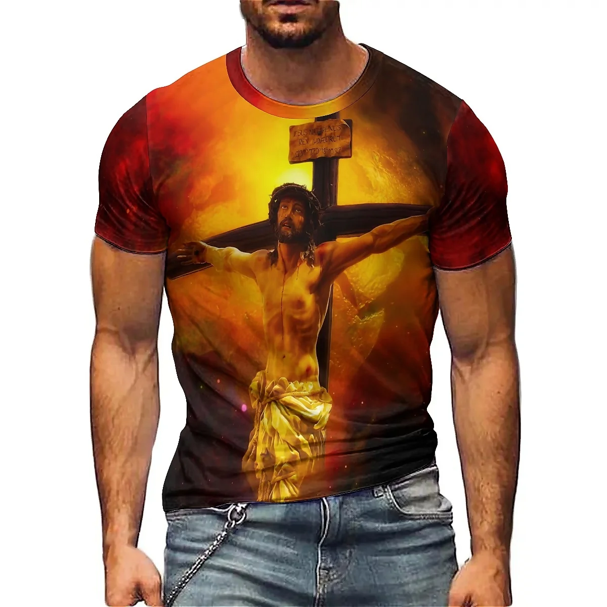 Summer Sports Workout Running Men's 3D Printed Short-Sleeve T-Shirt - Pullover Style
Summer Sports Workout Running Men's 3D Printed Short-Sleeve T-Shirt - Pullover Style