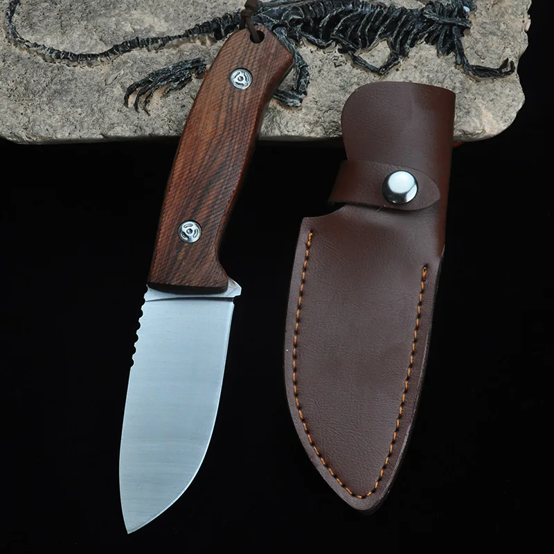 Outdoor Knives D2 Steel Fixed Blade Survival Camping Hunting Straight Knife Solid Wood Handle Utilitie EDC Tools
Outdoor Knives D2 Steel Fixed Blade Survival Camping Hunting Straight Knife Solid Wood Handle Utilitie EDC Tools