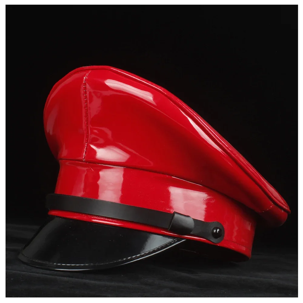 Women Men Leather Military Hat Germany Officer Visor Cap Army Hat Cortical Police Cap Cosplay Halloween Hat Size M L XXL
Women Men Leather Military Hat Germany Officer Visor Cap Army Hat Cortical Police Cap Cosplay Halloween Hat Size M L XXL