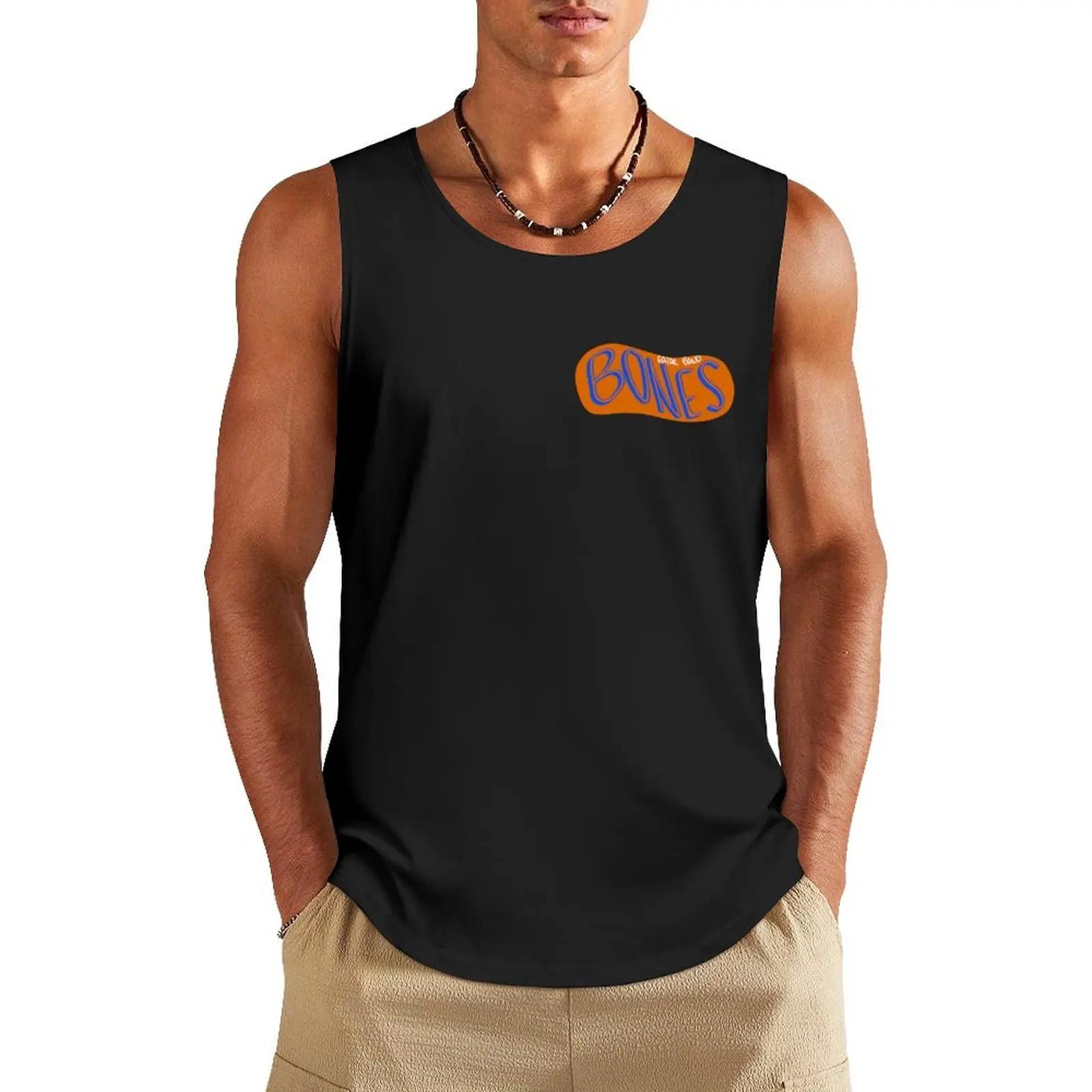 Gator Band Bones Tank Top muscle t-shirt Men's clothing brands gym training accessories
Gator Band Bones Tank Top muscle t-shirt Men's clothing brands gym training accessories