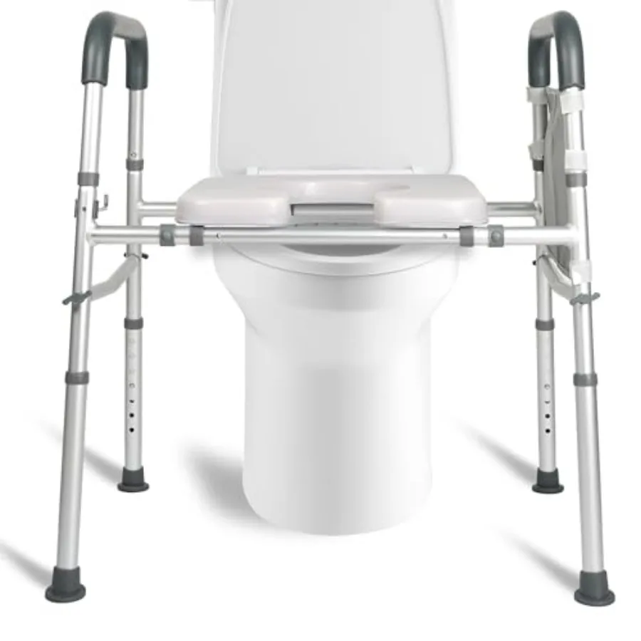 Raised Toilet Seat For Seniors 400Lbs, Adjustable Toilet Riser With Handles, Elevated Toilet Seat For Elderly, Pregnant, Handic
Raised Toilet Seat For Seniors 400Lbs, Adjustable Toilet Riser With Handles, Elevated Toilet Seat For Elderly, Pregnant, Handic