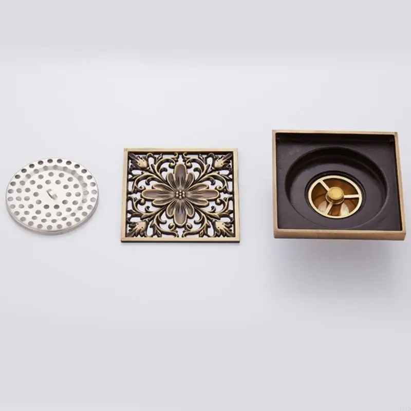 Sturdy Brass Shower Drain Cover with Builts In Without Clog Filter Daily Use 37JD
Sturdy Brass Shower Drain Cover with Builts In Without Clog Filter Daily Use 37JD