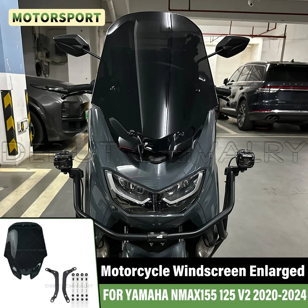 FOR YAMAHA N-MAX155 NMAX 155 NMAX125 V2 2020 2021 2022 2023 2024 Motorcycle Windshield Windscreen Wind Deflector Airflow Screen
FOR YAMAHA N-MAX155 NMAX 155 NMAX125 V2 2020 2021 2022 2023 2024 Motorcycle Windshield Windscreen Wind Deflector Airflow Screen