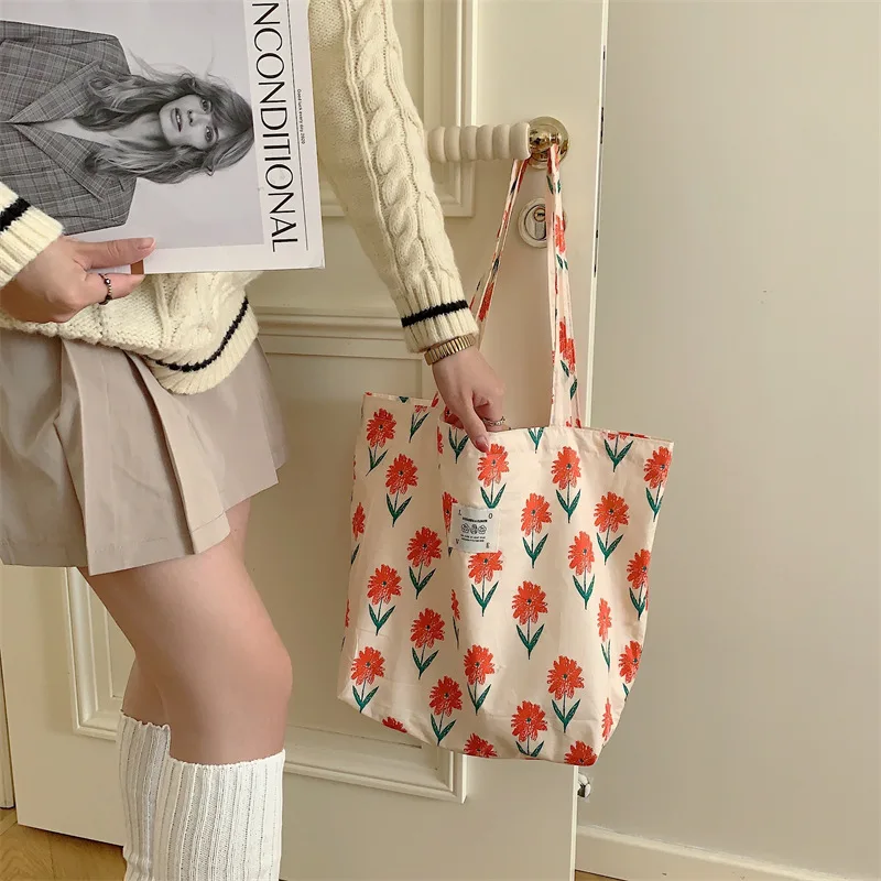 Bags for Women 2022 New Canvas Floral Shoulder Bag Large Capacity Printed Shopping Bag Female Fashion Casual Open Handbag
Bags for Women 2022 New Canvas Floral Shoulder Bag Large Capacity Printed Shopping Bag Female Fashion Casual Open Handbag