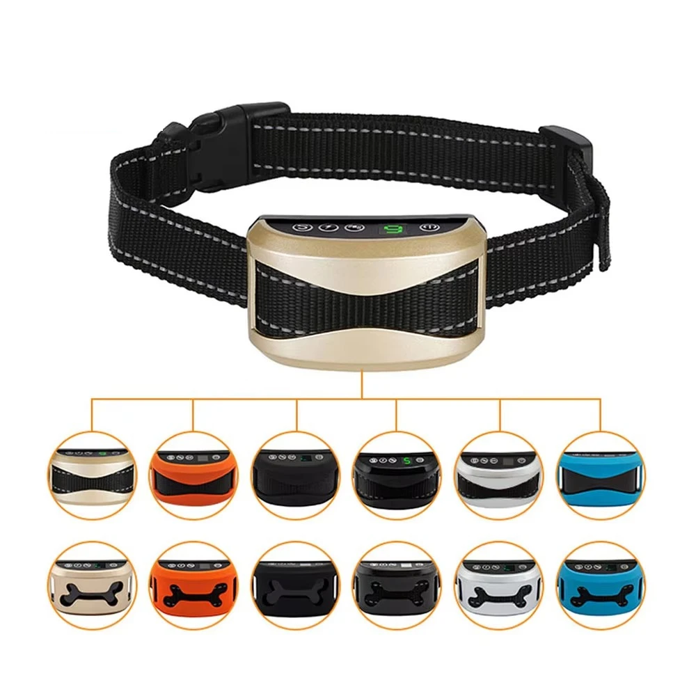 STLFBark Collar for Smart Intelligent Electric Waterproof Rechargeable Vibrate Remote Control Shock Anti Bark Stopper Training P
STLFBark Collar for Smart Intelligent Electric Waterproof Rechargeable Vibrate Remote Control Shock Anti Bark Stopper Training P