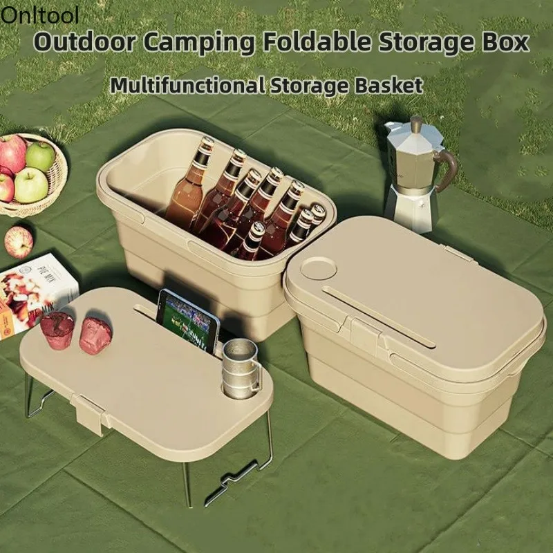 2023 Outdoor Organizer Box Camping Foldable Storage Box Foldable Table Multifunctional Storage Basket Picnic Basket Car Trunk
2023 Outdoor Organizer Box Camping Foldable Storage Box Foldable Table Multifunctional Storage Basket Picnic Basket Car Trunk
