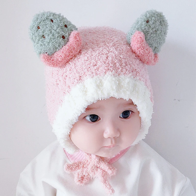 Winter Baby Plush Ear Protection Hat Lamb Fleece Kids Earmuffs Cap Thick Warm Infant Headgear Bonnet 3-24Month Boy Girl Beanies
Winter Baby Plush Ear Protection Hat Lamb Fleece Kids Earmuffs Cap Thick Warm Infant Headgear Bonnet 3-24Month Boy Girl Beanies