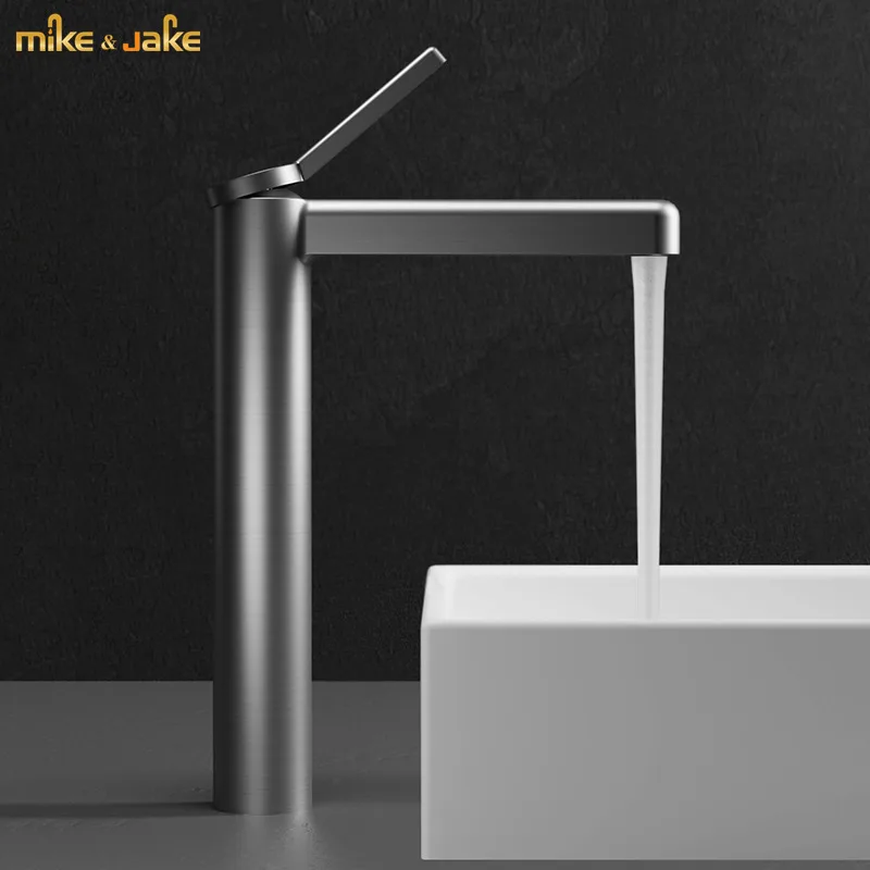 Gunmetal gray deck sink tap brass bathroom faucet single handle water tap gun metal gray brass sink tap cold and hot mixer tap
Gunmetal gray deck sink tap brass bathroom faucet single handle water tap gun metal gray brass sink tap cold and hot mixer tap