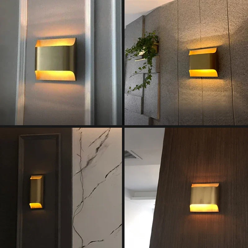 Postmodern Copper Wall Light Indoor LED Creative Decor Sconce Lamp Aisle Porch Ambient Lamp Bedroom Parlor Cafe Golden Wall Lamp
Postmodern Copper Wall Light Indoor LED Creative Decor Sconce Lamp Aisle Porch Ambient Lamp Bedroom Parlor Cafe Golden Wall Lamp
