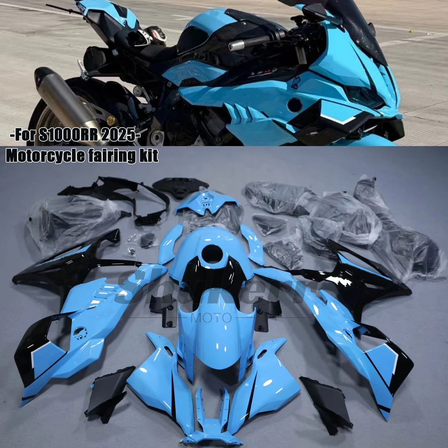 New Abs Motorcycle Plastics Fairing Kit Injection Mold Bodywork Panel Kit Blue Fit for Bmw S1000Rr 2025
New Abs Motorcycle Plastics Fairing Kit Injection Mold Bodywork Panel Kit Blue Fit for Bmw S1000Rr 2025