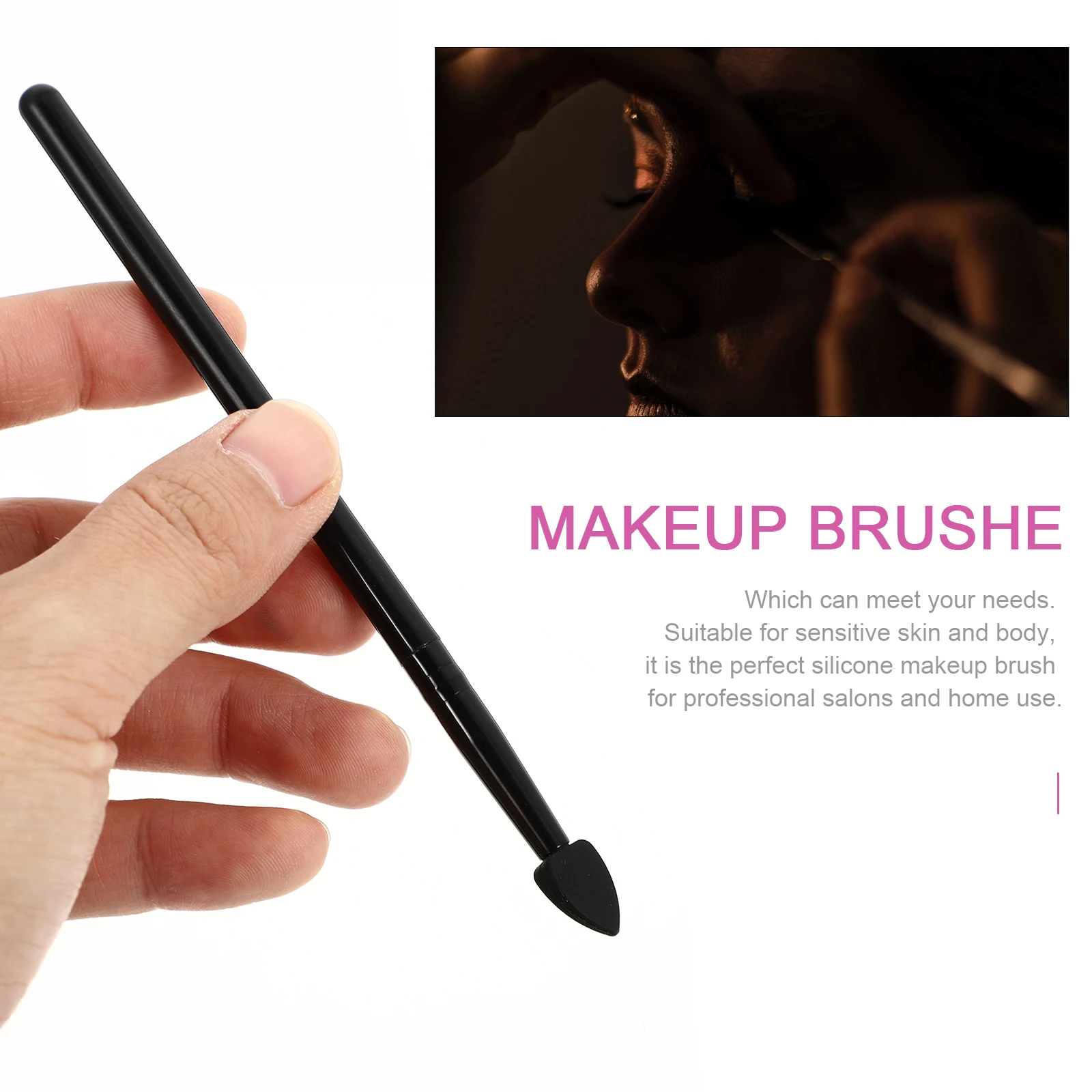 5pcs Set Silicone Eyeshadow For Eye Makeup Tool Kit Professional Portable Facial Makeup Simple Brush Set Female Girls
5pcs Set Silicone Eyeshadow For Eye Makeup Tool Kit Professional Portable Facial Makeup Simple Brush Set Female Girls