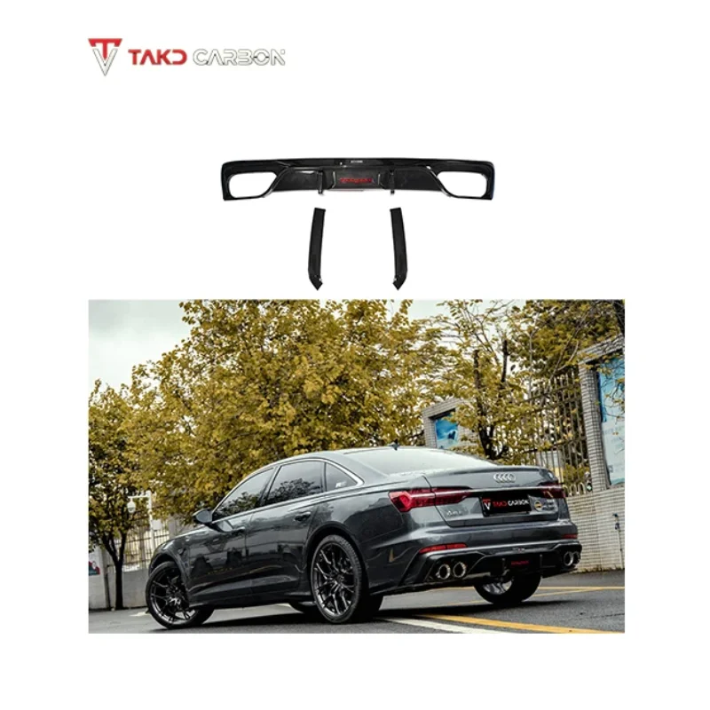 OEM & ODM Service 100% Dry Carbon Fiber universal rear spoilers Rear Bumper Lip Diffuser For AUDI A6 S6 C8 2020-UP
OEM & ODM Service 100% Dry Carbon Fiber universal rear spoilers Rear Bumper Lip Diffuser For AUDI A6 S6 C8 2020-UP