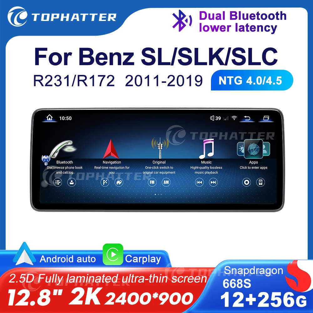12.8" 2.5D 2K Car radio For Mercedes Benz SL SLK SLC R231 R172 2011-2019 Android Wireless CarPlay Android Auto Multimedia Navi
12.8" 2.5D 2K Car radio For Mercedes Benz SL SLK SLC R231 R172 2011-2019 Android Wireless CarPlay Android Auto Multimedia Navi