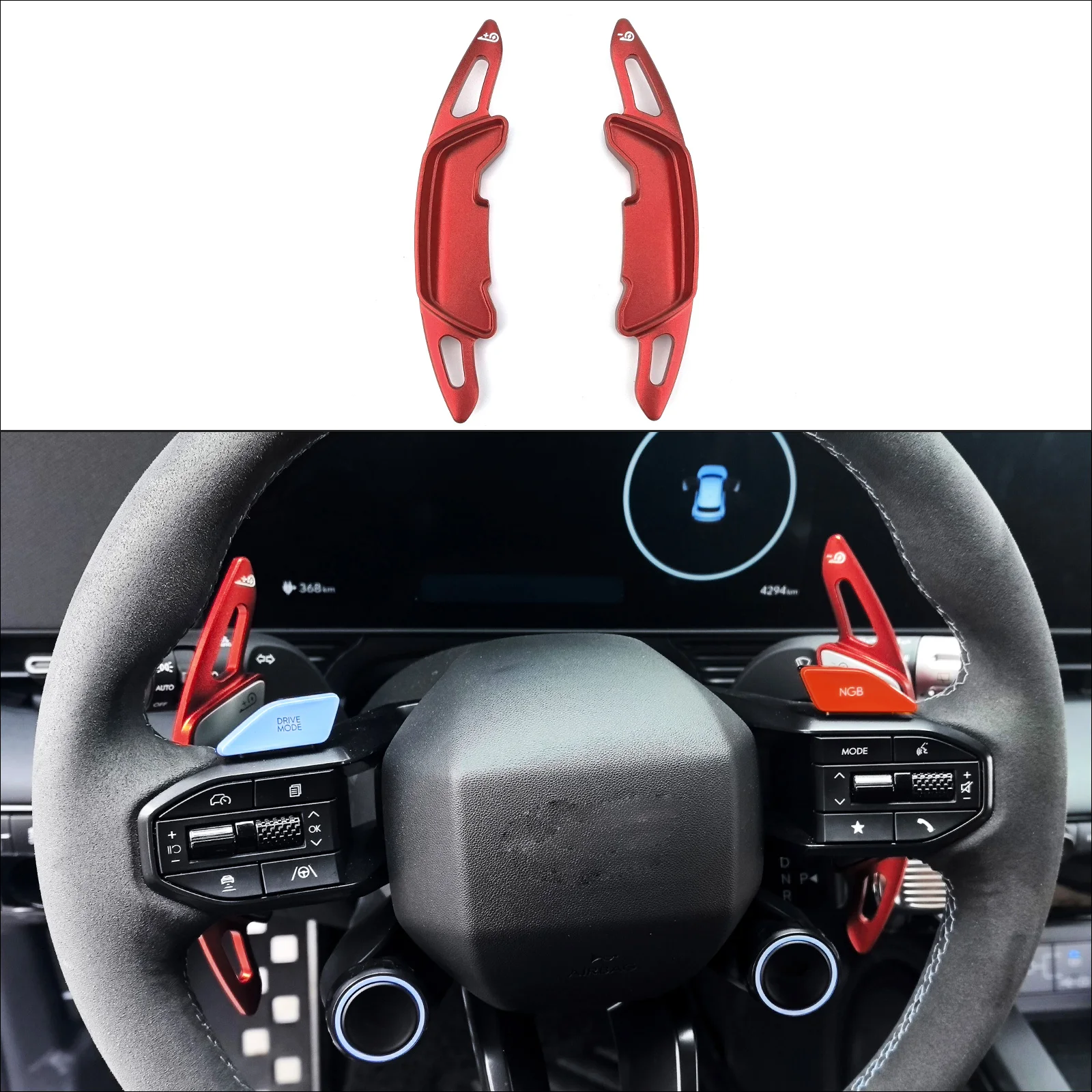 Удлинитель переключения рулевого колеса для Hyundai Ioniq 5 N, аксессуары для стайлинга салона автомобиля LHD RHD