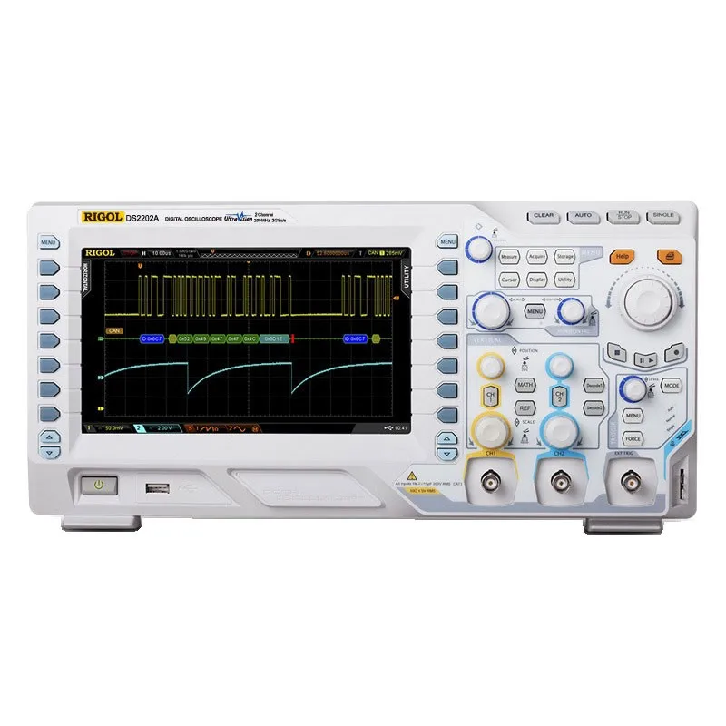 RIGOL DS2202A 2-канальный цифровой осциллограф, 200 МГц, выборка 2 Гвыб/с, встроенный источник сигнала
RIGOL DS2202A 2-канальный цифровой осциллограф, 200 МГц, выборка 2 Гвыб/с, встроенный источник сигнала