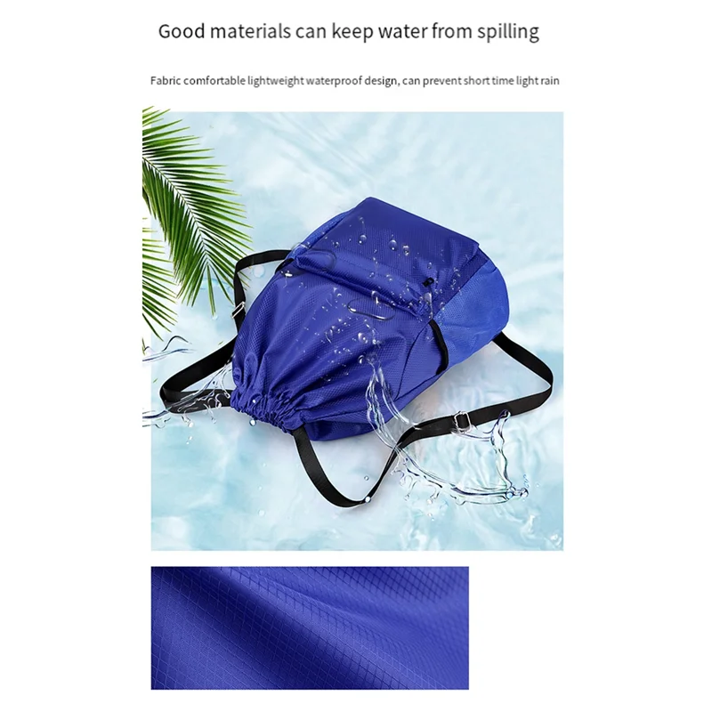 YOE-xDrawstring Pocket Backpack Waterproof Backpack Drawstring Travel Bag Fitness Sports Bag for Women Men
YOE-xDrawstring Pocket Backpack Waterproof Backpack Drawstring Travel Bag Fitness Sports Bag for Women Men