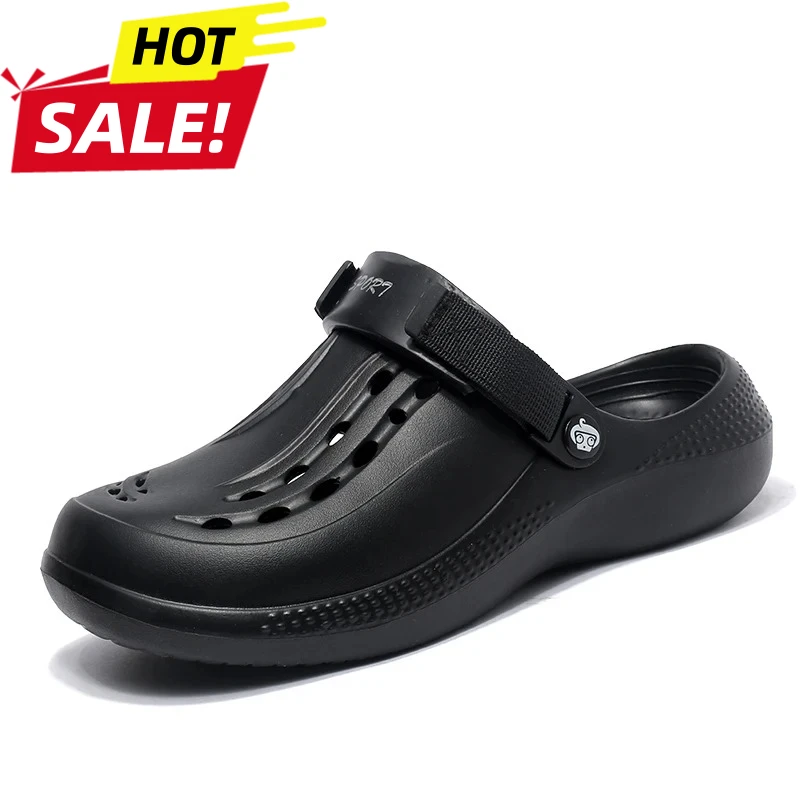 Summer Men's Big Size Clogs Sandals 46 47 48 Lightweight Comfortable Home Garden Beach Slippers Soft Zuecos Hombre
Summer Men's Big Size Clogs Sandals 46 47 48 Lightweight Comfortable Home Garden Beach Slippers Soft Zuecos Hombre