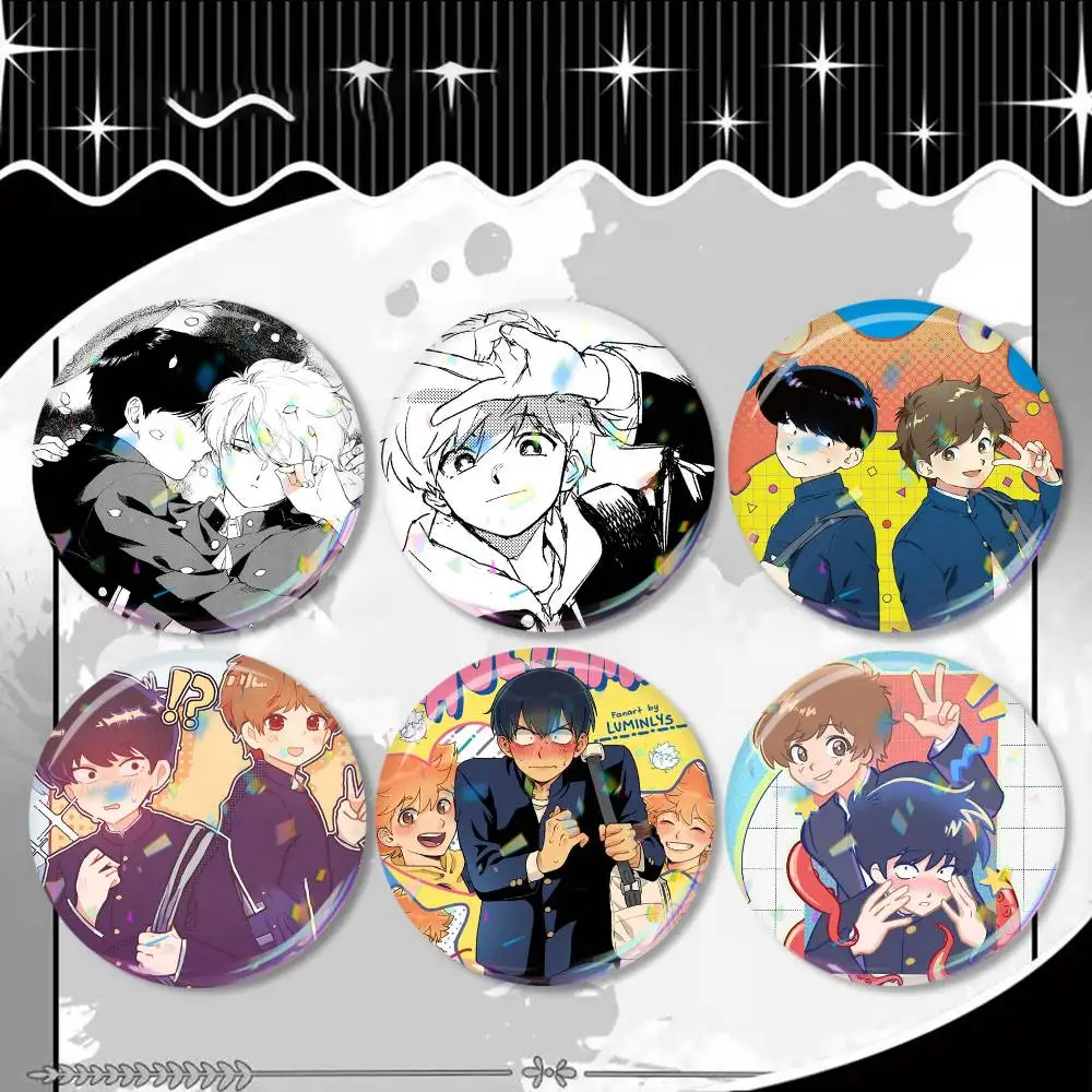 Go for It, Nakamura! Manga BL Laser Badge Creative Pins Brooch for Bag Clothes Hat Decor Gifts Fans Collect
Go for It, Nakamura! Manga BL Laser Badge Creative Pins Brooch for Bag Clothes Hat Decor Gifts Fans Collect