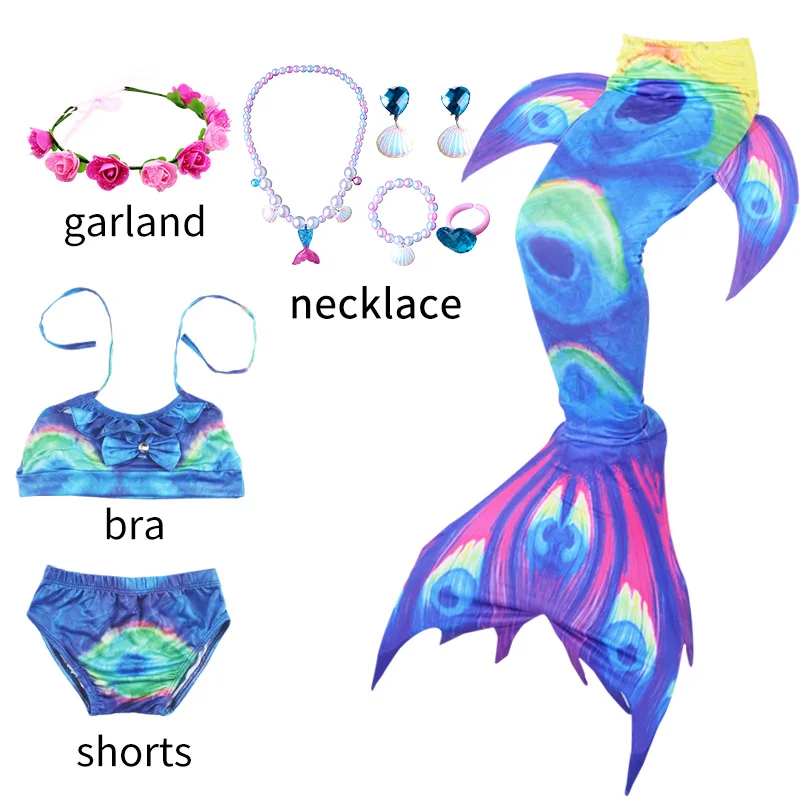 2026 New Kids Swimming Mermaid Tail Girl Cosplay Costume Children Party Gift Fantasy Swimsuit with Necklace
2026 New Kids Swimming Mermaid Tail Girl Cosplay Costume Children Party Gift Fantasy Swimsuit with Necklace