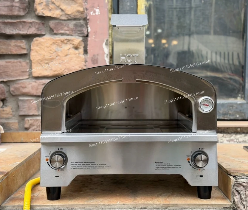 Stainless steel household large-sized gas pizza oven
Stainless steel household large-sized gas pizza oven