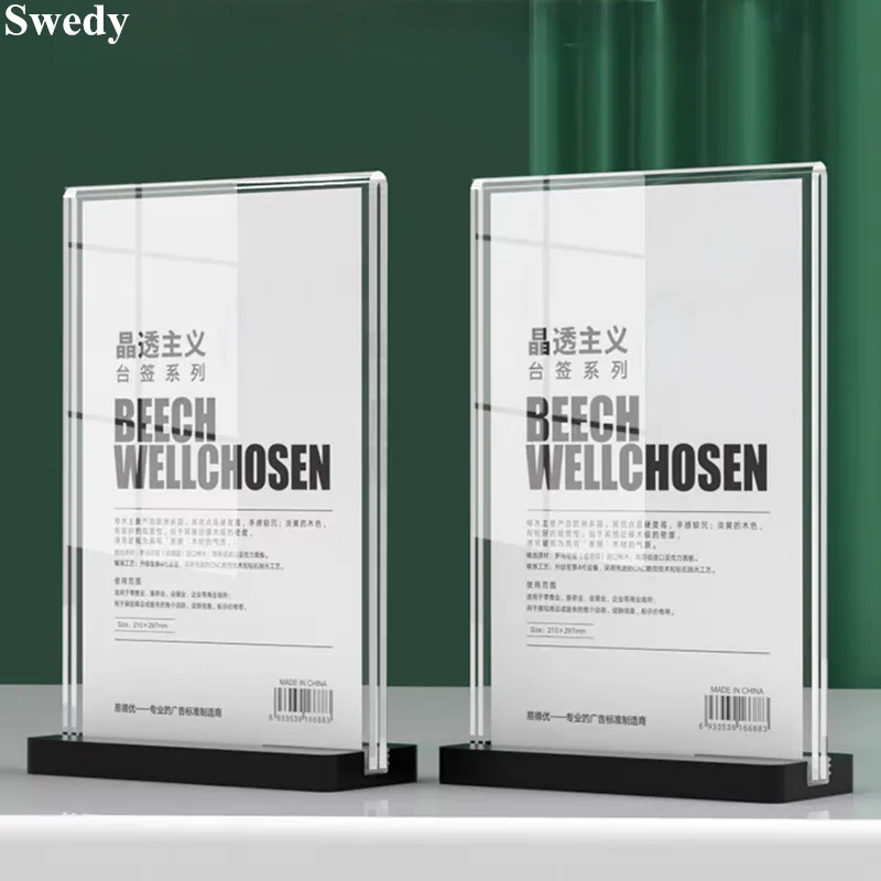 A5 148x210mm Acrylic Sign Holder Display Stand Photo Picture Menu Leaflet Flyer Poster Frame Advertising Price Label Card Holder
A5 148x210mm Acrylic Sign Holder Display Stand Photo Picture Menu Leaflet Flyer Poster Frame Advertising Price Label Card Holder
