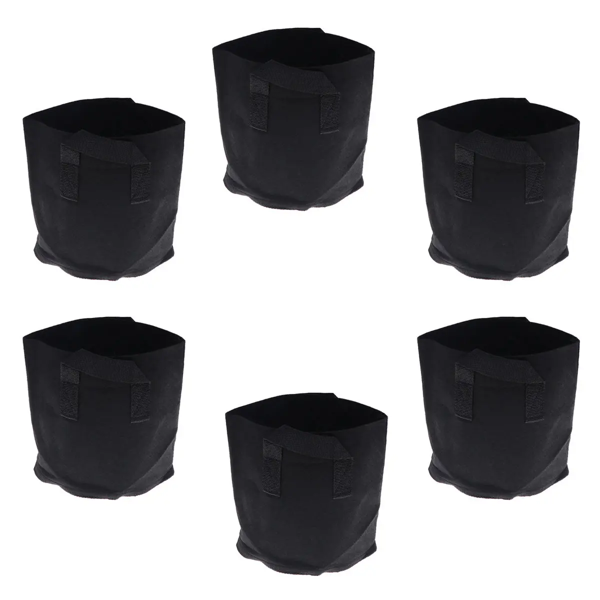 6Pcs Heavy Duty Non Woven Fabric Plant Grow Bag Tree Pot Flower Container Breathable Windproof Rainproof for Home
6Pcs Heavy Duty Non Woven Fabric Plant Grow Bag Tree Pot Flower Container Breathable Windproof Rainproof for Home