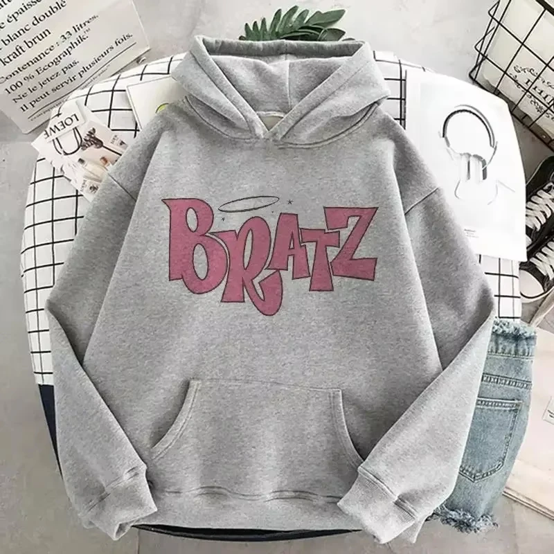 Bratz Letter Printed Plus Size Hooded Sweatshirt Men Women Hoodie Hip Hop Long Sleeve Streetwear Unisex Comfortable Clothes Tops
Bratz Letter Printed Plus Size Hooded Sweatshirt Men Women Hoodie Hip Hop Long Sleeve Streetwear Unisex Comfortable Clothes Tops