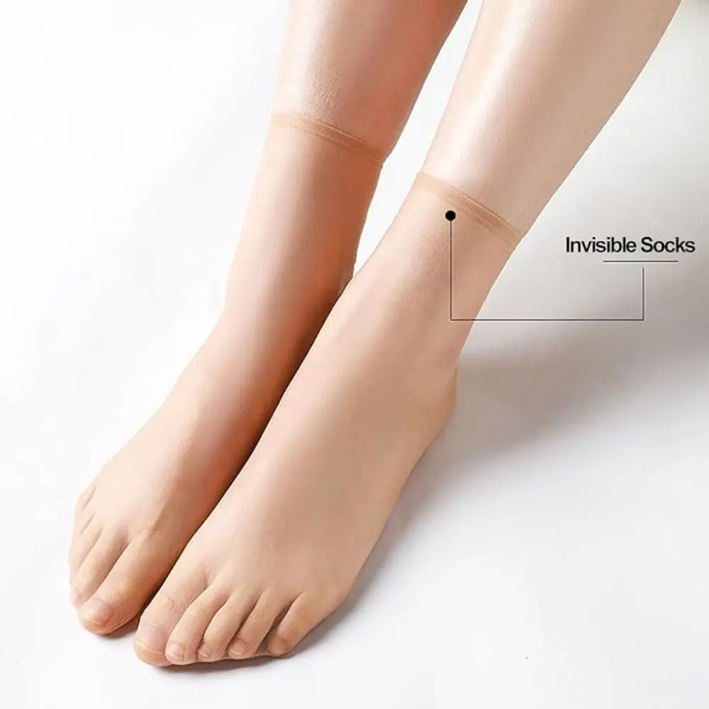New Breathable Crystal Glass Silk Socks Non-Slip Skin-Friendly Short Stockings Sweat Absorbent Non-marking Ankle Socks
New Breathable Crystal Glass Silk Socks Non-Slip Skin-Friendly Short Stockings Sweat Absorbent Non-marking Ankle Socks