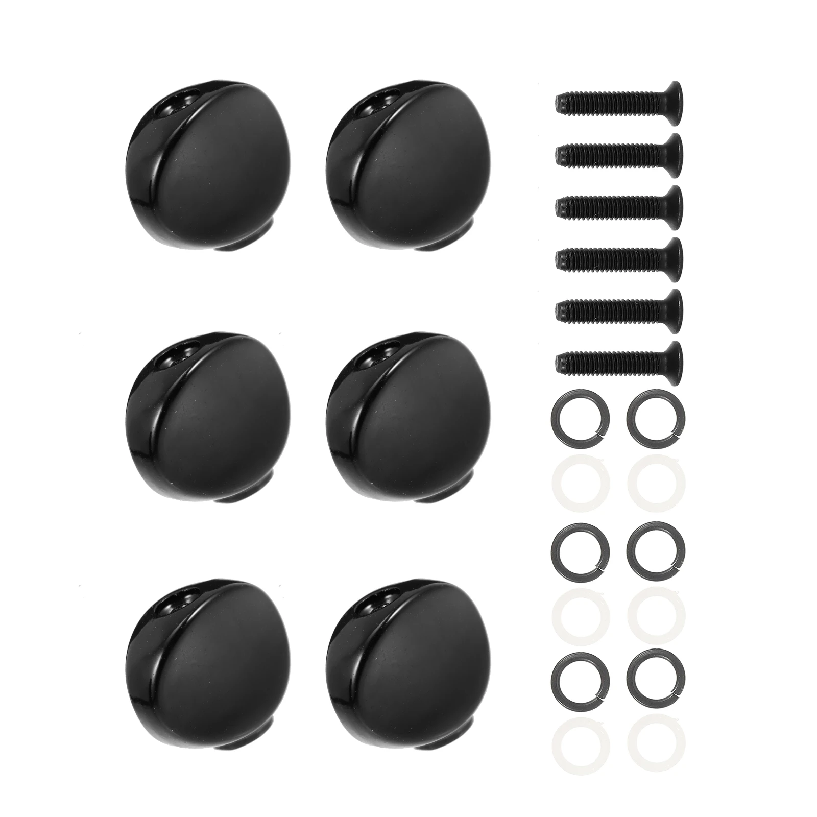 6 Pcs Guitar Accessories Metal Tuning Heads Knobs Small Pegs Acoustic Tuner Keys Black Durable Easy Install Musical Instruments
6 Pcs Guitar Accessories Metal Tuning Heads Knobs Small Pegs Acoustic Tuner Keys Black Durable Easy Install Musical Instruments