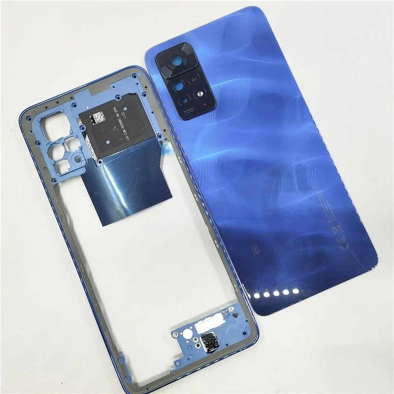 Full Housing Cover For Xiaomi Redmi Note 11 Pro 5G 2201116SG Middle Frame+Glass Battery Cover Door With Camera Lens Replacement
Full Housing Cover For Xiaomi Redmi Note 11 Pro 5G 2201116SG Middle Frame+Glass Battery Cover Door With Camera Lens Replacement