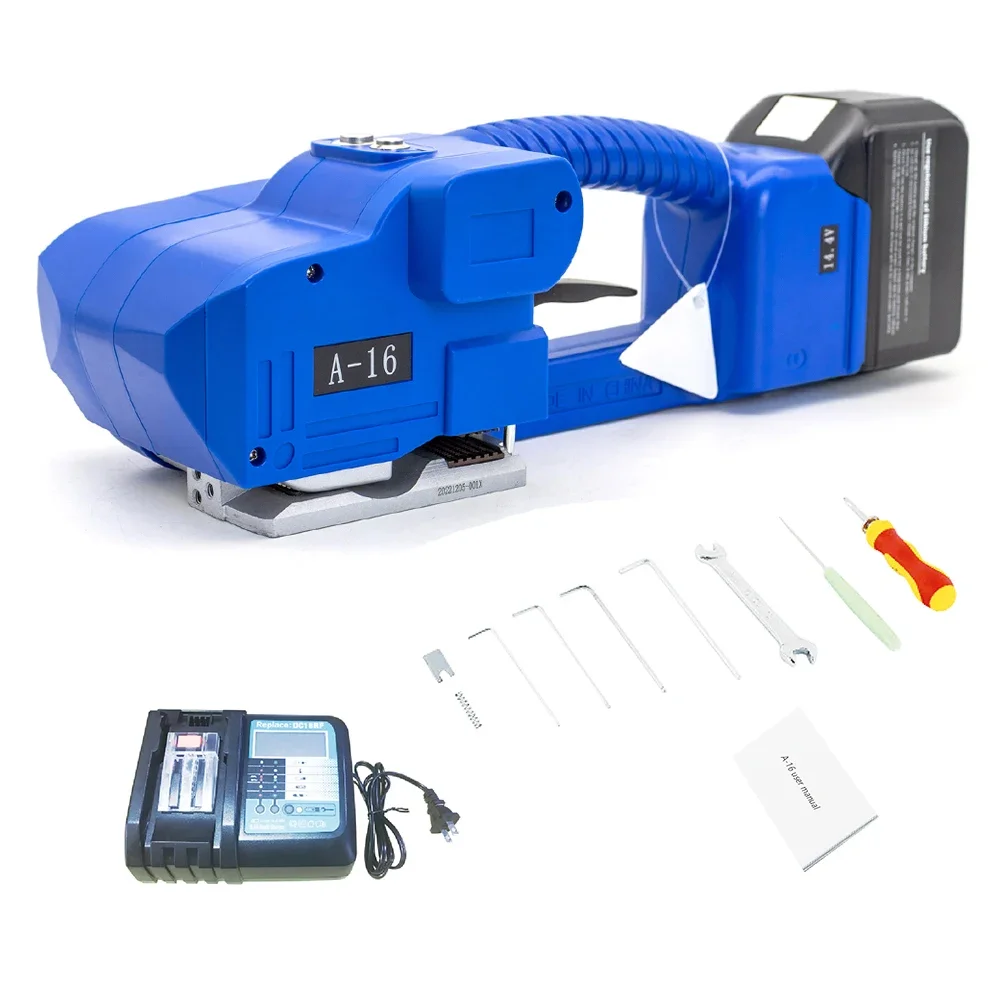 PP/PET Automatic Strapping Machine A16 Handheld Packing Tools 3200N Max Tension
PP/PET Automatic Strapping Machine A16 Handheld Packing Tools 3200N Max Tension