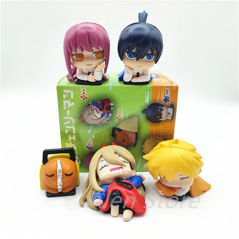 Человек с бензопилой Denji Pochita Power Hayakawa Aki Makima Sleeping Ver Mini PVC Хорошие фигурки Коллекция Модель игрушки для подарка 5 шт./компл.
Человек с бензопилой Denji Pochita Power Hayakawa Aki Makima Sleeping Ver Mini PVC Хорошие фигурки Коллекция Модель игрушки для подарка 5 шт./компл.