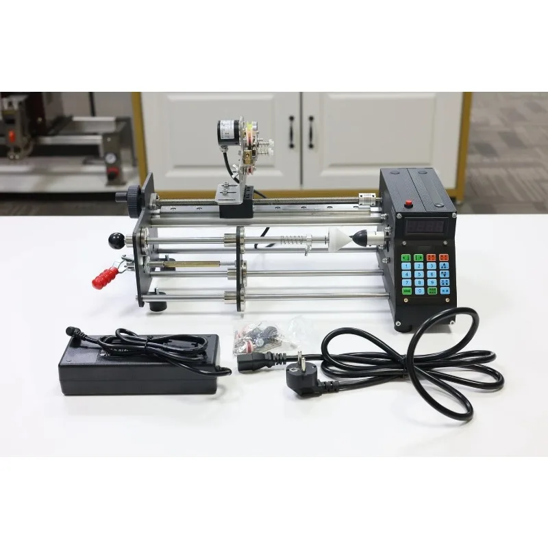 PWD-M-15 Multifunctional Intelligence Bobbin Rewinding Yarn Cone Fishing Line Winding Machine Flat Wire Metal Wire Wire Winder