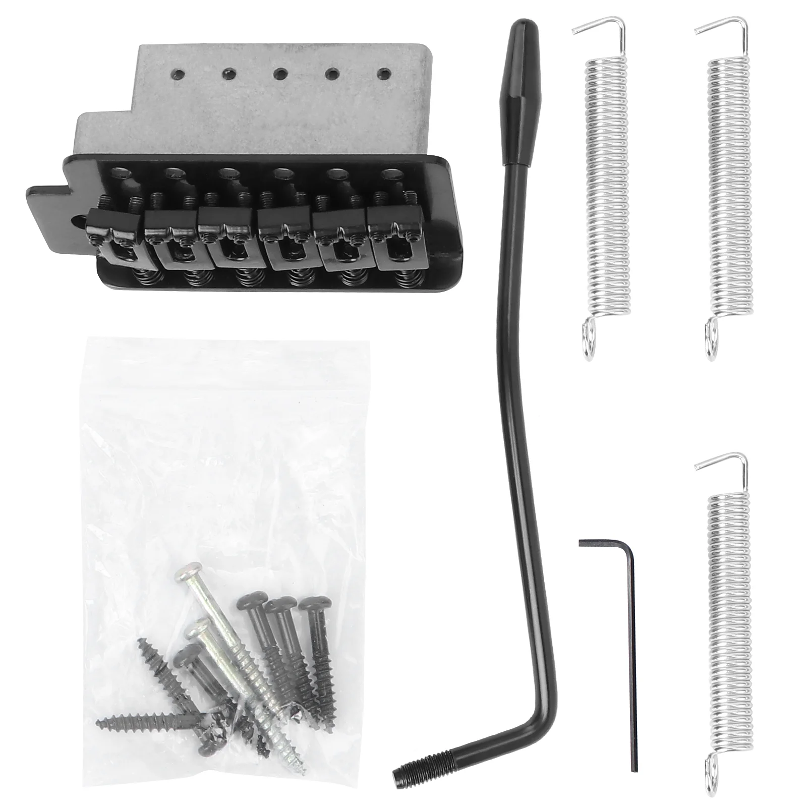 GA206 Left Handed 6 String Flat ST Saddle Single Tremolo Bridge System for Electric Guitar Accessories Parts Screw-in Arm (Black
GA206 Left Handed 6 String Flat ST Saddle Single Tremolo Bridge System for Electric Guitar Accessories Parts Screw-in Arm (Black