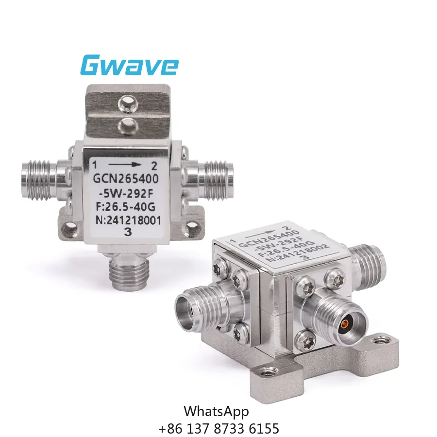 RF Circulator With 13.8dB Isolation 5Watts And 2.92mm Female From 26.5GHz To 40GHz