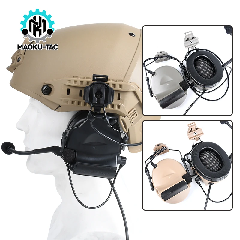 WASDN Tactical C2 FAST Helmet Headset Noise Reduction Earphone Outdoor Communication Headset Wargame Hunting Intercom Microphone
WASDN Tactical C2 FAST Helmet Headset Noise Reduction Earphone Outdoor Communication Headset Wargame Hunting Intercom Microphone