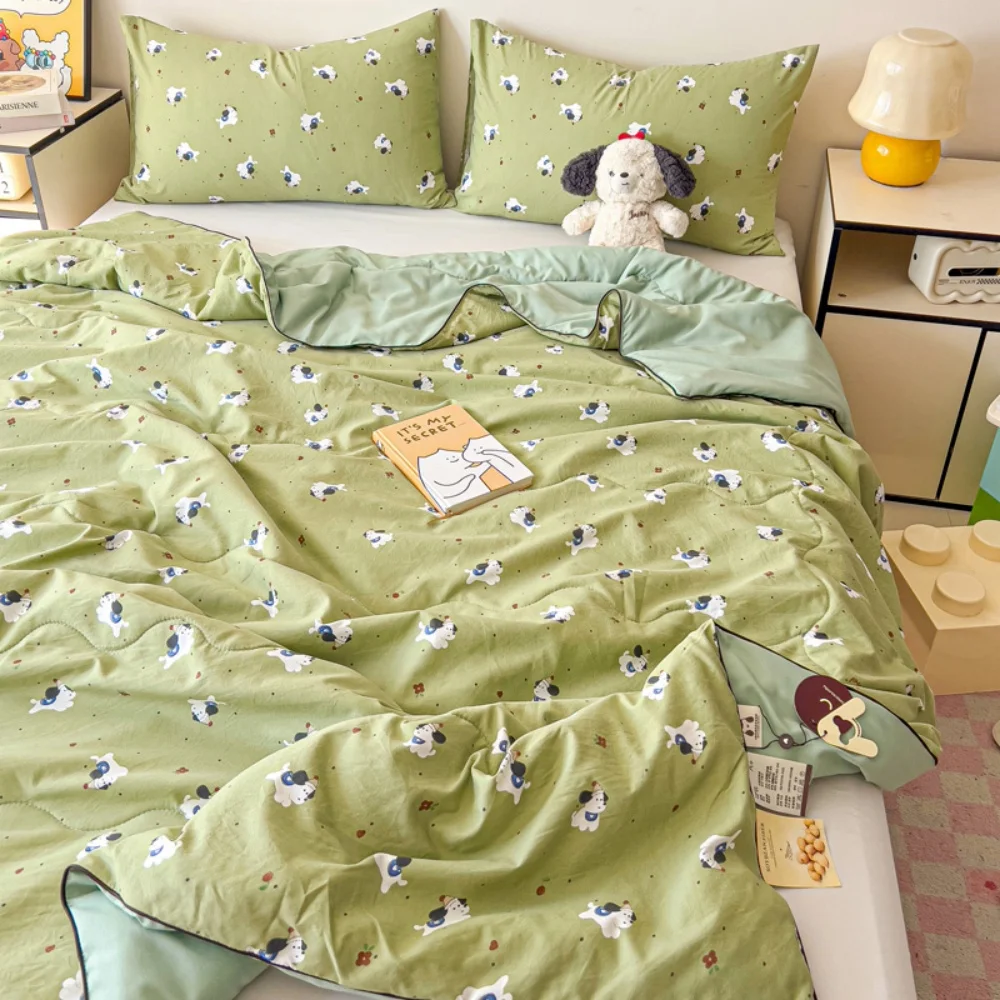 Printed Summer Quilt Washed Cotton Air Conditioner Thin Quilt Machine Washable Lightweight Single Double Bedding Soft Breathable
Printed Summer Quilt Washed Cotton Air Conditioner Thin Quilt Machine Washable Lightweight Single Double Bedding Soft Breathable