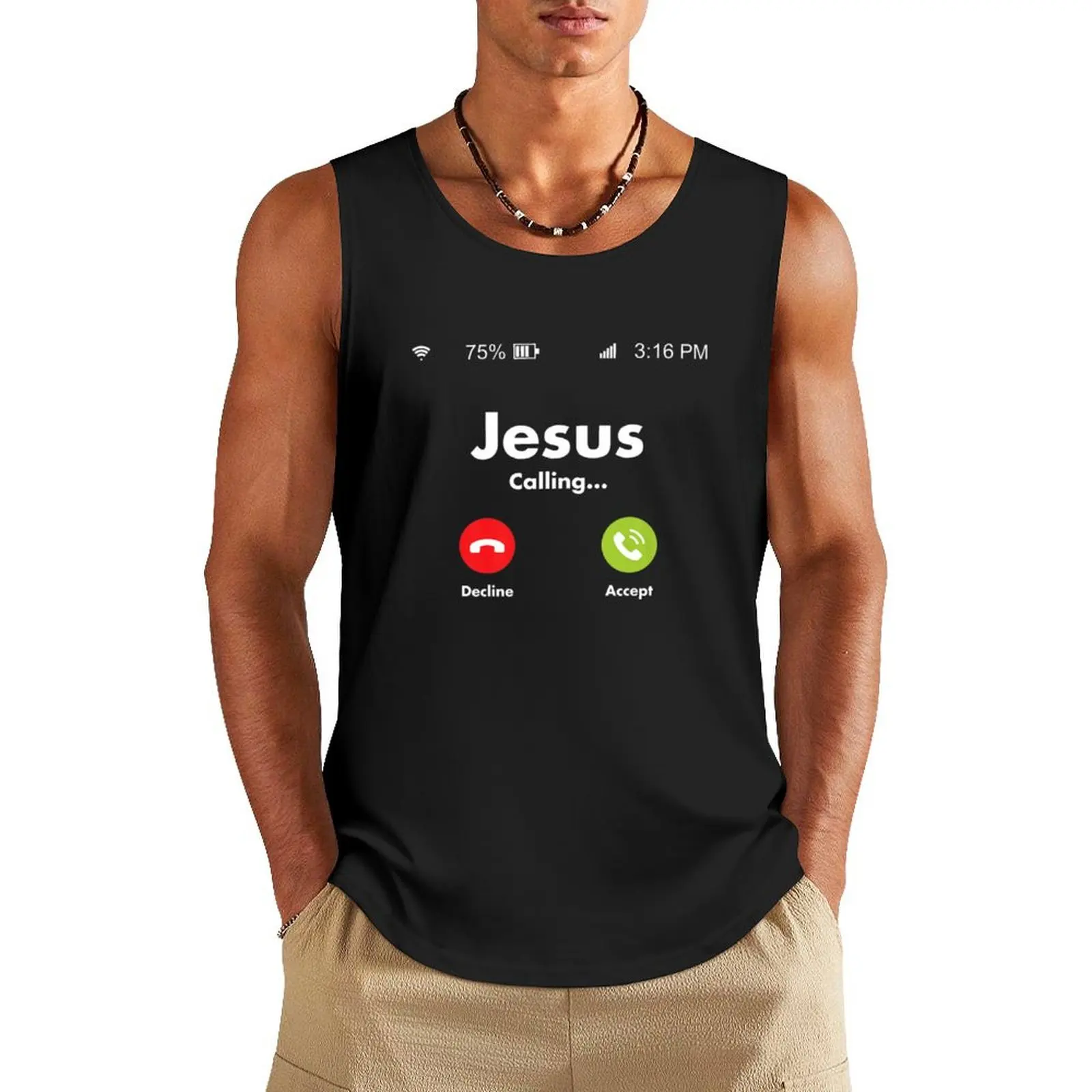 Jesus Is Calling On The Mobile Cell Phone Must Answer Premium Tank Top anime clothes T-shirt men t shirts
Jesus Is Calling On The Mobile Cell Phone Must Answer Premium Tank Top anime clothes T-shirt men t shirts